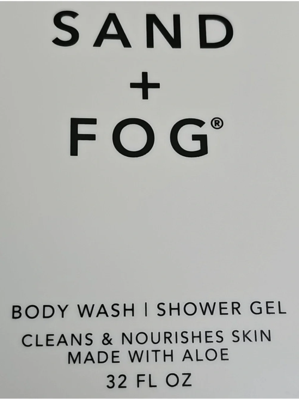 Sand & Fog Vanilla Sandalwood Body Wash / Shower Gel ~ 32 Oz